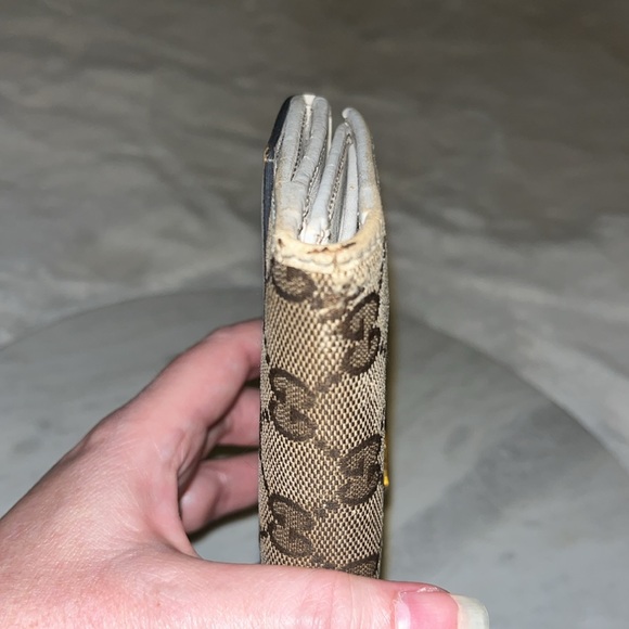 SOLD ❌❌❌GUCCI GG Pattern Canvas Leather Long Wallet - Picture 11 of 15